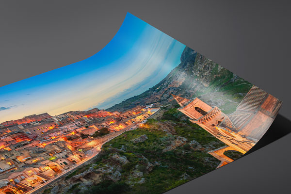 Kunstdruck / Poster | Sonnenuntergang in Matera