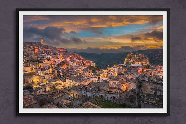 Fine Art Print | Sunrise in Matera