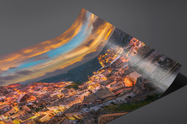 Kunstdruck / Poster | Sonnenaufgang in Matera