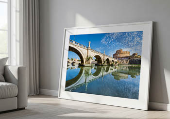 Wall Art | Bridge and castle Sant Angelo in Rome