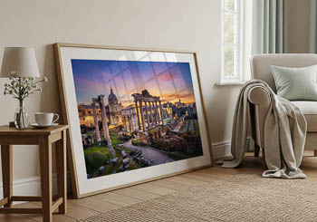 Wandbild | Sonnenaufgang am Forum Romanum