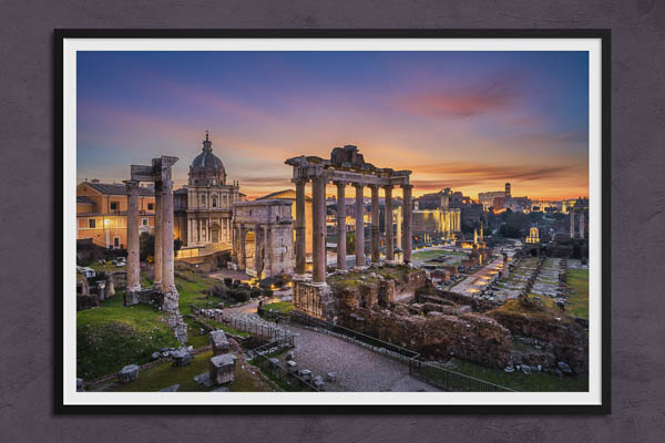 Fine Art Print | Sunrise at the Roman Forum
