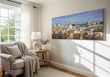 Wall Art | Historic skyline of Rome