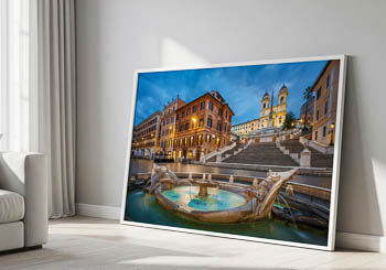 Wandbild | Spanische Treppe in Rom