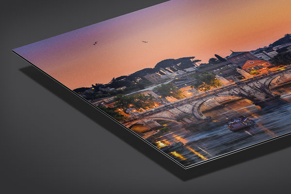 Metal Print | Sunset at Basilica St Peter in Rome