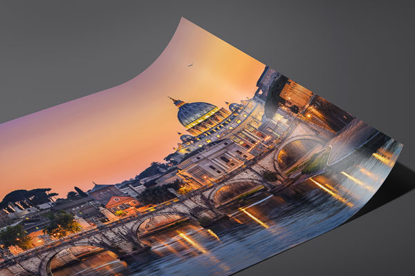 Fine Art Print | Sunset at Basilica St Peter in Rome