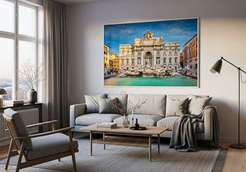 Wandbild | Trevi-Brunnen in Rom