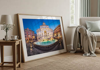 Wall Art | Trevi Fountain in Rome by night