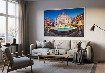 Wall Art | Trevi Fountain in Rome by night