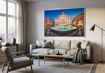 Wall Art | Trevi Fountain in Rome by night