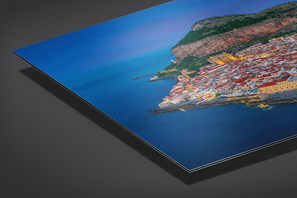 Metal Print - Aerial night view of Cefalu