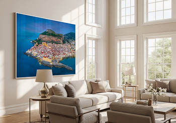 Wandbild | Nacht in Cefalu