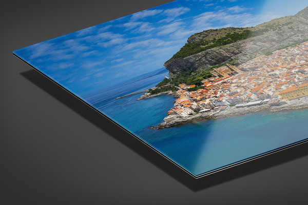 Acrylglas | Luftbild von Cefalu