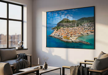 Wandbild | Luftbild von Cefalu