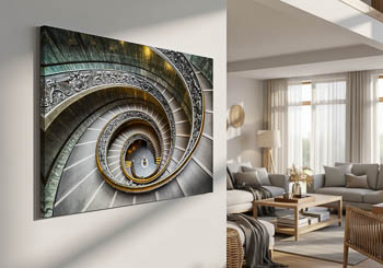 Wall Art | Bramante staircase in Vatican