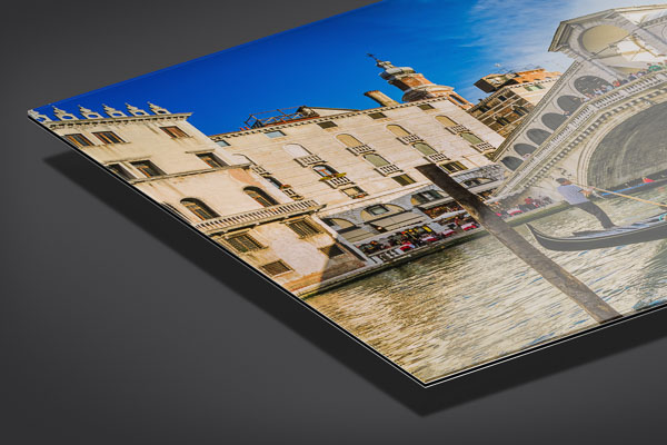 Acrylic Glass | Gondola at the Rialto bridge in Venice
