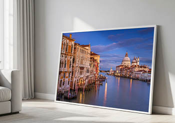 Wandbild | Grand Canal in Venedig bei Nacht