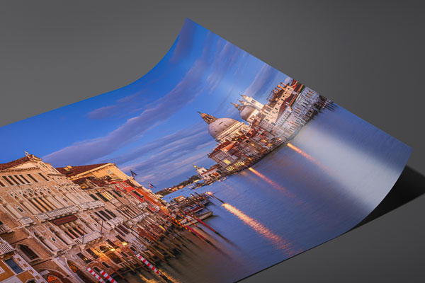 Kunstdruck / Poster | Grand Canal in Venedig bei Nacht