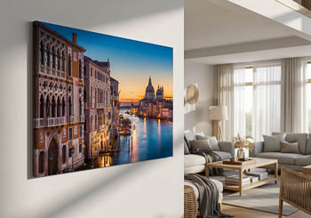 Wall Art | Sunrise at the Grand Canal in Venice