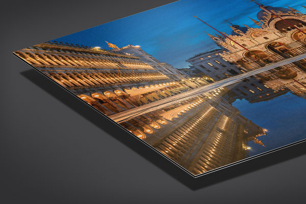 Metal Print | Piazza San Marco in Venice at night