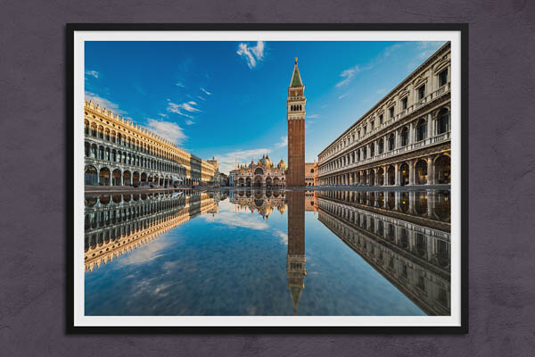 Poster / Kunstdruck | Markusplatz in Venedig