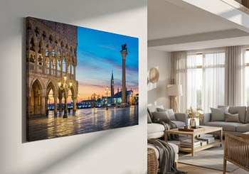 Wall Art | San Marco square in Venice at night