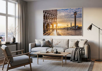 Wall Art | Sunrise at the San Marco square in Venice