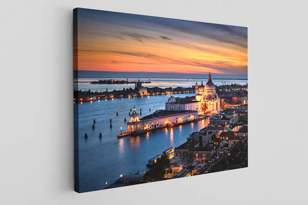 Canvas | Sunset skyline of Venice