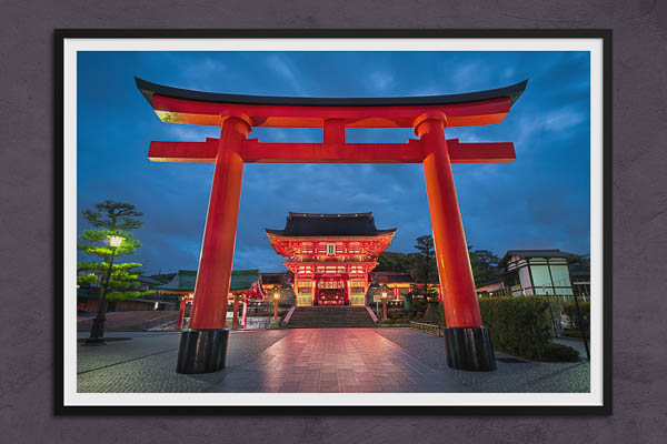 Poster / Kunstdruck | Fushimi Inari Taisha-Schrein in Kyoto