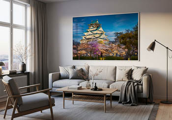 Wall Art | Castle of Osaka, Japan