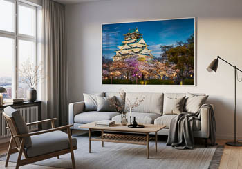 Wall Art | Castle of Osaka, Japan