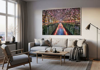 Wall Art | Cherry blossom trees in Tokyo