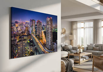 Wall Art | Night skyline of Tokyo