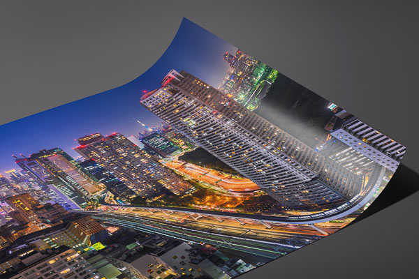 Fine Art Print | Night skyline of Tokyo