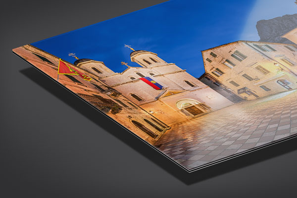 Acrylglas | Nachtpanorama von Kotor