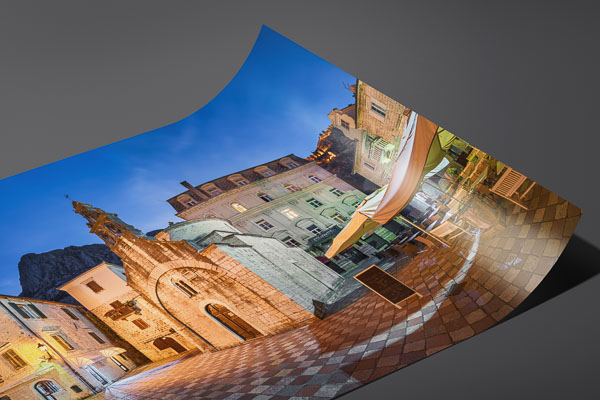 Kunstdruck / Poster | Nachtpanorama von Kotor