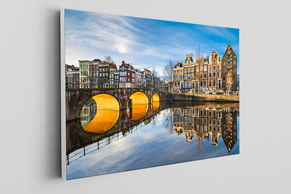 Canvas | Sunny morning in Amsterdam
