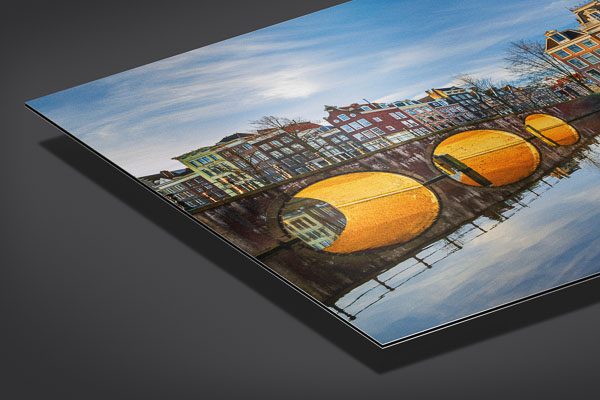 Metal Print | Sunny morning in Amsterdam