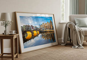 Wall Art | Sunny morning in Amsterdam