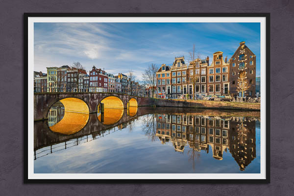 Fine Art Print | Sunny morning in Amsterdam