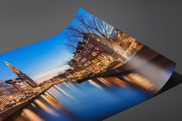 Kunstdruck / Poster | Westerkerk Kirche in Amsterdam bei Nacht