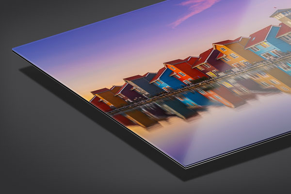 Acrylic Glass - Colorful buildings in Groningen