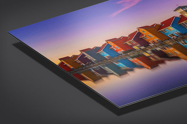 Metal Print - Colorful buildings in Groningen