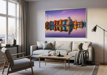 Wall Art | Colorful buildings in Groningen