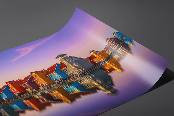 Fine Art Print | Colorful buildings in Groningen