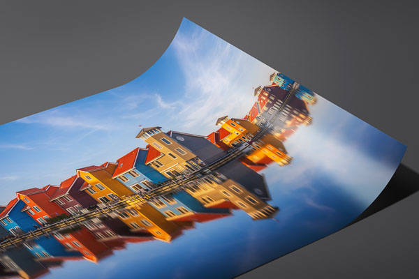Fine Art Print | Colorful buildings in Groningen