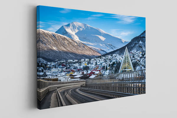 Leinwand | Arktische Kathedrale in Tromsø