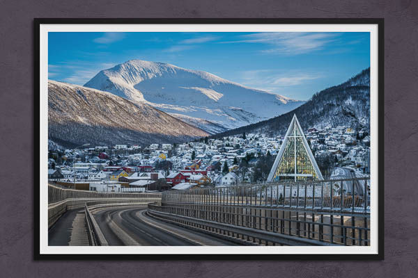 Poster / Kunstdruck | Arktische Kathedrale in Tromsø