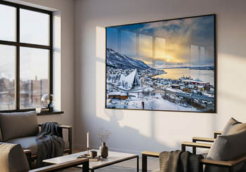 Wandbild | Arktische Kathedrale in Tromsø
