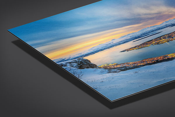 Metal Print | Winter panorama of Tromsø